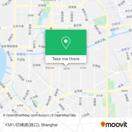 Y381/巨峰路(路口) map