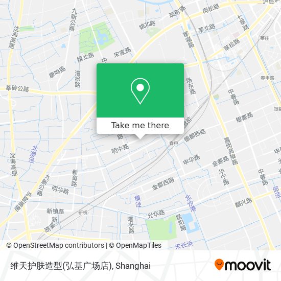 维天护肤造型(弘基广场店) map