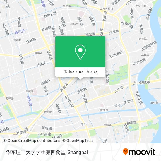 华东理工大学学生第四食堂 map