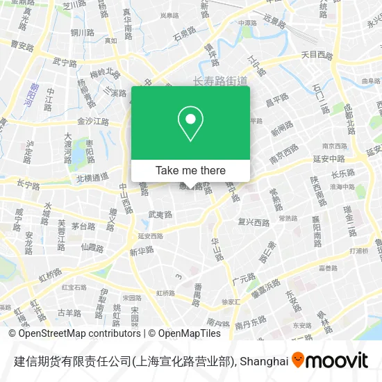 建信期货有限责任公司(上海宣化路营业部) map