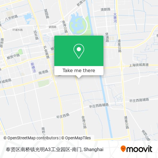 奉贤区南桥镇光明A3工业园区-南门 map