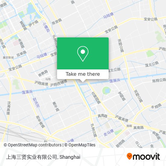 上海三贤实业有限公司 map