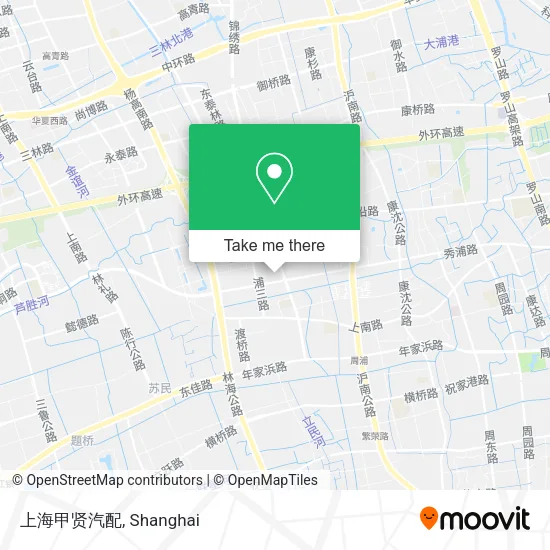 上海甲贤汽配 map