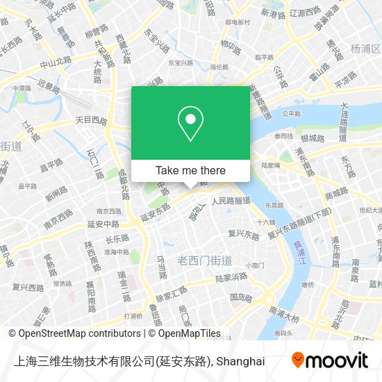 上海三维生物技术有限公司(延安东路) map