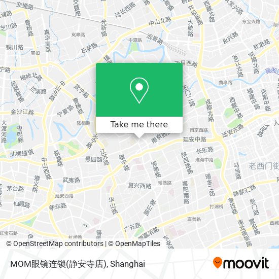 MOM眼镜连锁(静安寺店) map