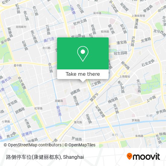 路侧停车位(康健丽都东) map