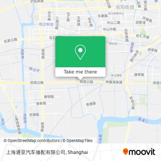 上海通亚汽车修配有限公司 map