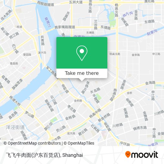 飞飞牛肉面(沪东百货店) map