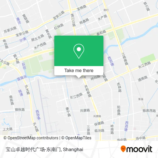宝山卓越时代广场-东南门 map