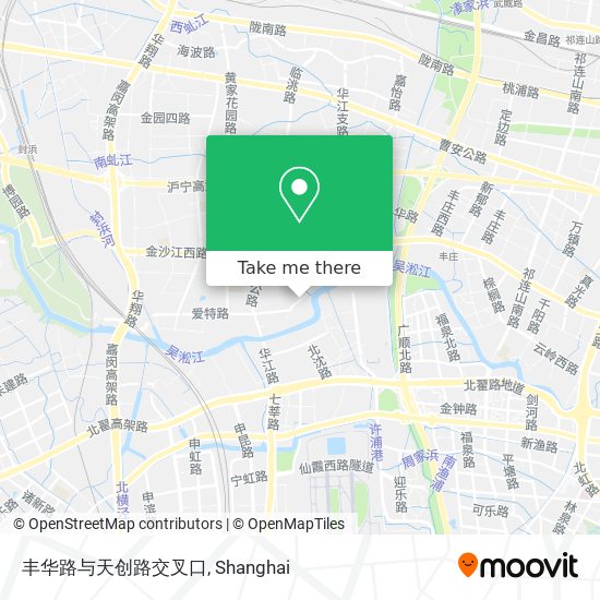 丰华路与天创路交叉口 map