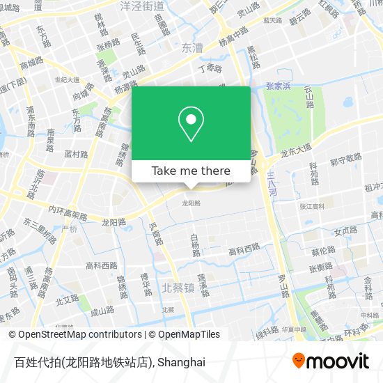 百姓代拍(龙阳路地铁站店) map