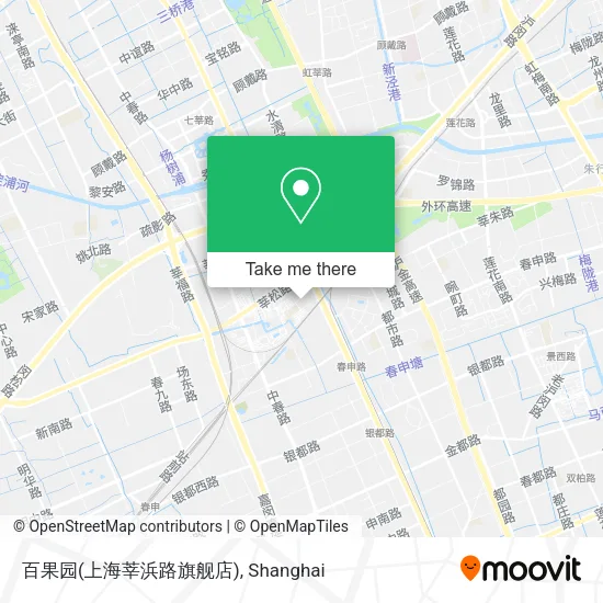 百果园(上海莘浜路旗舰店) map