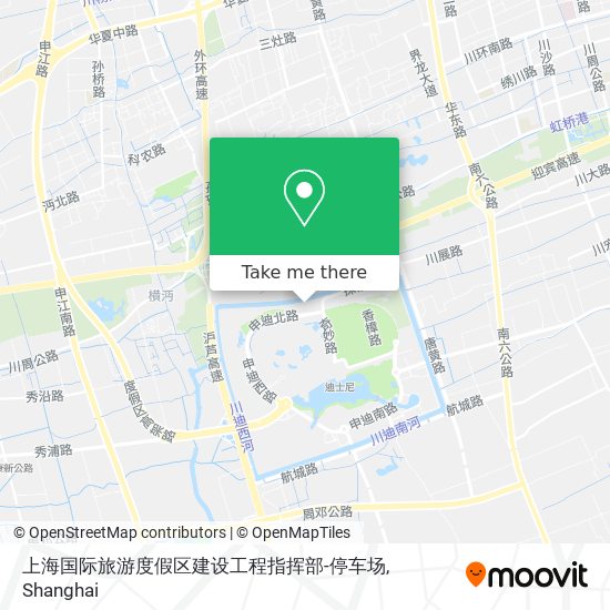 上海国际旅游度假区建设工程指挥部-停车场 map