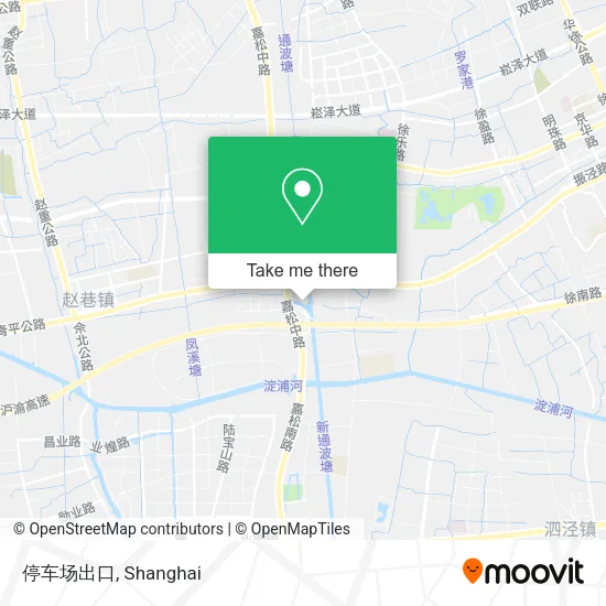 停车场出口 map