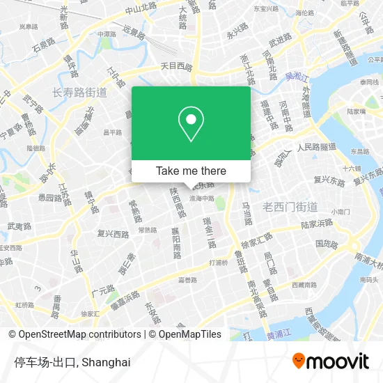 停车场-出口 map