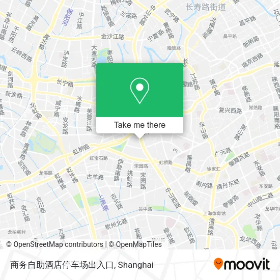 商务自助酒店停车场出入口 map