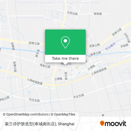 索兰诗护肤造型(奉城南街店) map
