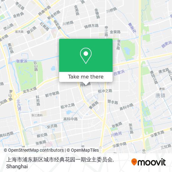 上海市浦东新区城市经典花园一期业主委员会 map