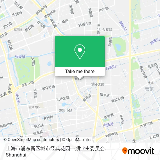 上海市浦东新区城市经典花园一期业主委员会 map