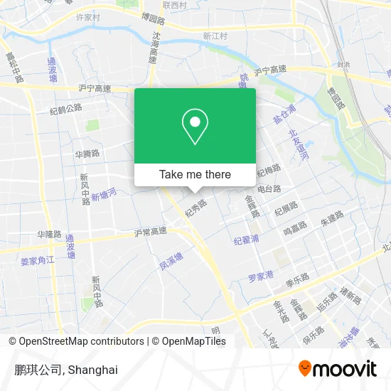 鹏琪公司 map