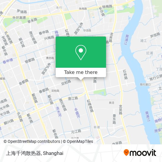 上海千鸿散热器 map