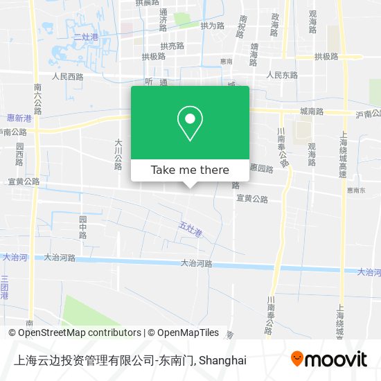 上海云边投资管理有限公司-东南门 map