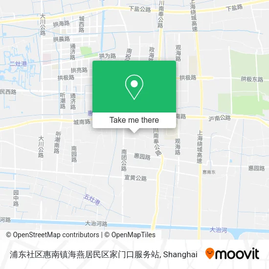 浦东社区惠南镇海燕居民区家门口服务站 map
