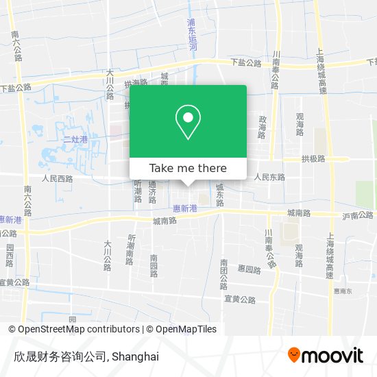 欣晟财务咨询公司 map