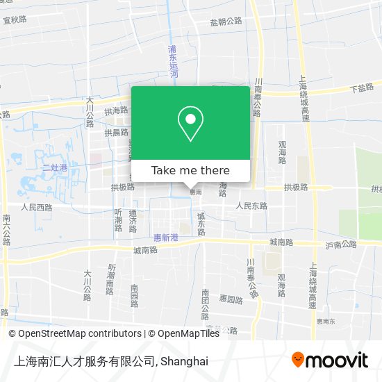 上海南汇人才服务有限公司 map