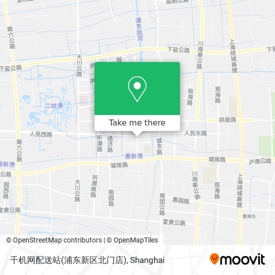 千机网配送站(浦东新区北门店) map
