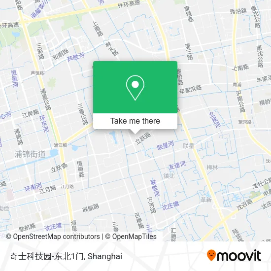 奇士科技园-东北1门 map
