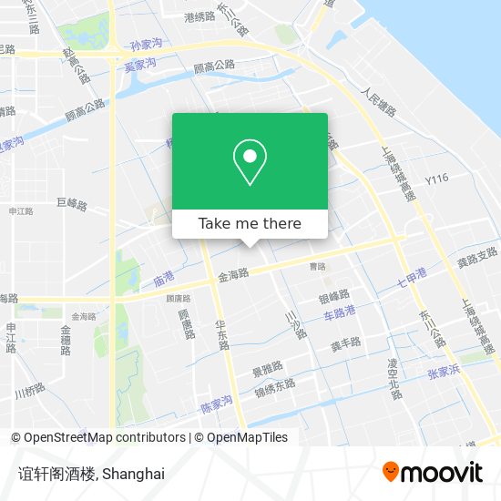 谊轩阁酒楼 map