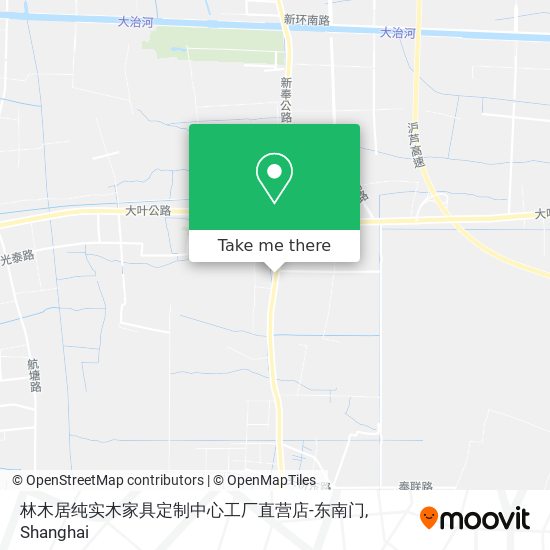 林木居纯实木家具定制中心工厂直营店-东南门 map