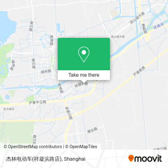 杰林电动车(祥凝浜路店) map
