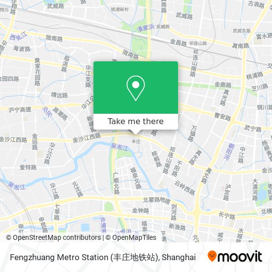 Fengzhuang Metro Station (丰庄地铁站) map