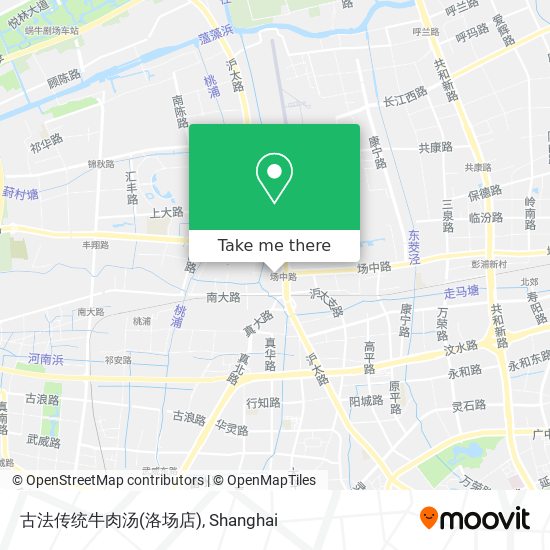 古法传统牛肉汤(洛场店) map