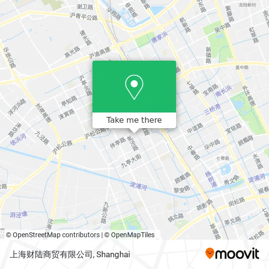 上海财陆商贸有限公司 map