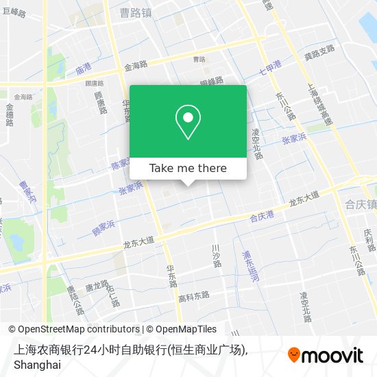 上海农商银行24小时自助银行(恒生商业广场) map