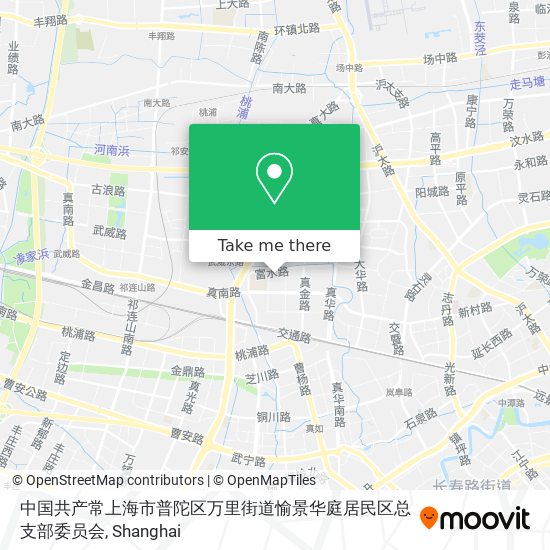 中国共产常上海市普陀区万里街道愉景华庭居民区总支部委员会 map