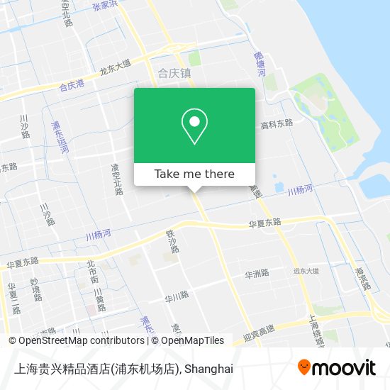 上海贵兴精品酒店(浦东机场店) map