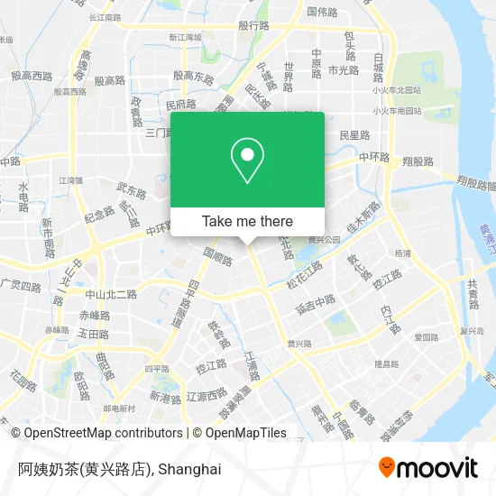 阿姨奶茶(黄兴路店) map