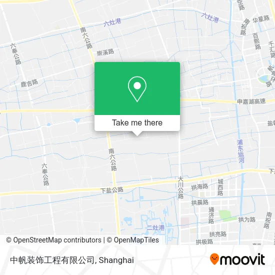 中帆装饰工程有限公司 map