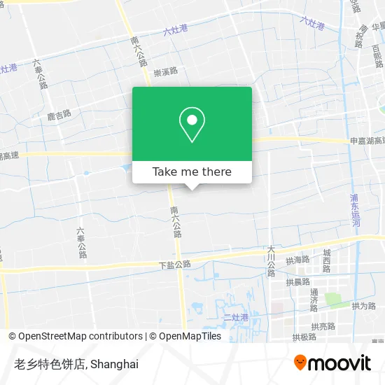 老乡特色饼店 map