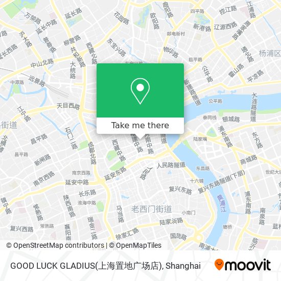 GOOD LUCK GLADIUS(上海置地广场店) map