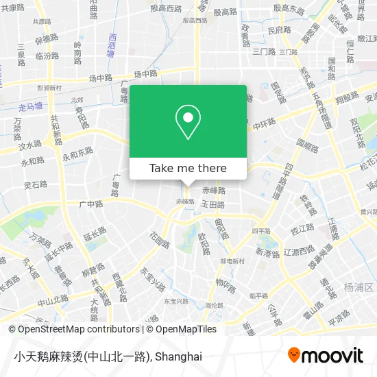 小天鹅麻辣烫(中山北一路) map