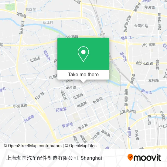 上海珈国汽车配件制造有限公司 map
