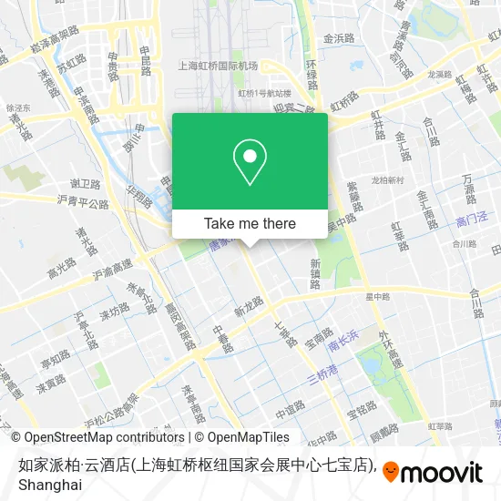 如家派柏·云酒店(上海虹桥枢纽国家会展中心七宝店) map