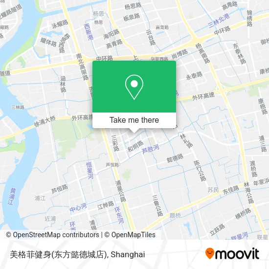 美格菲健身(东方懿德城店) map