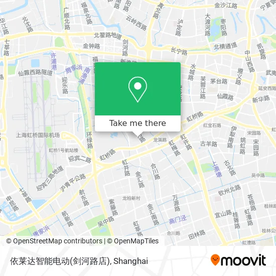 依莱达智能电动(剑河路店) map