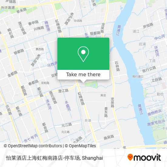 怡莱酒店上海虹梅南路店-停车场 map